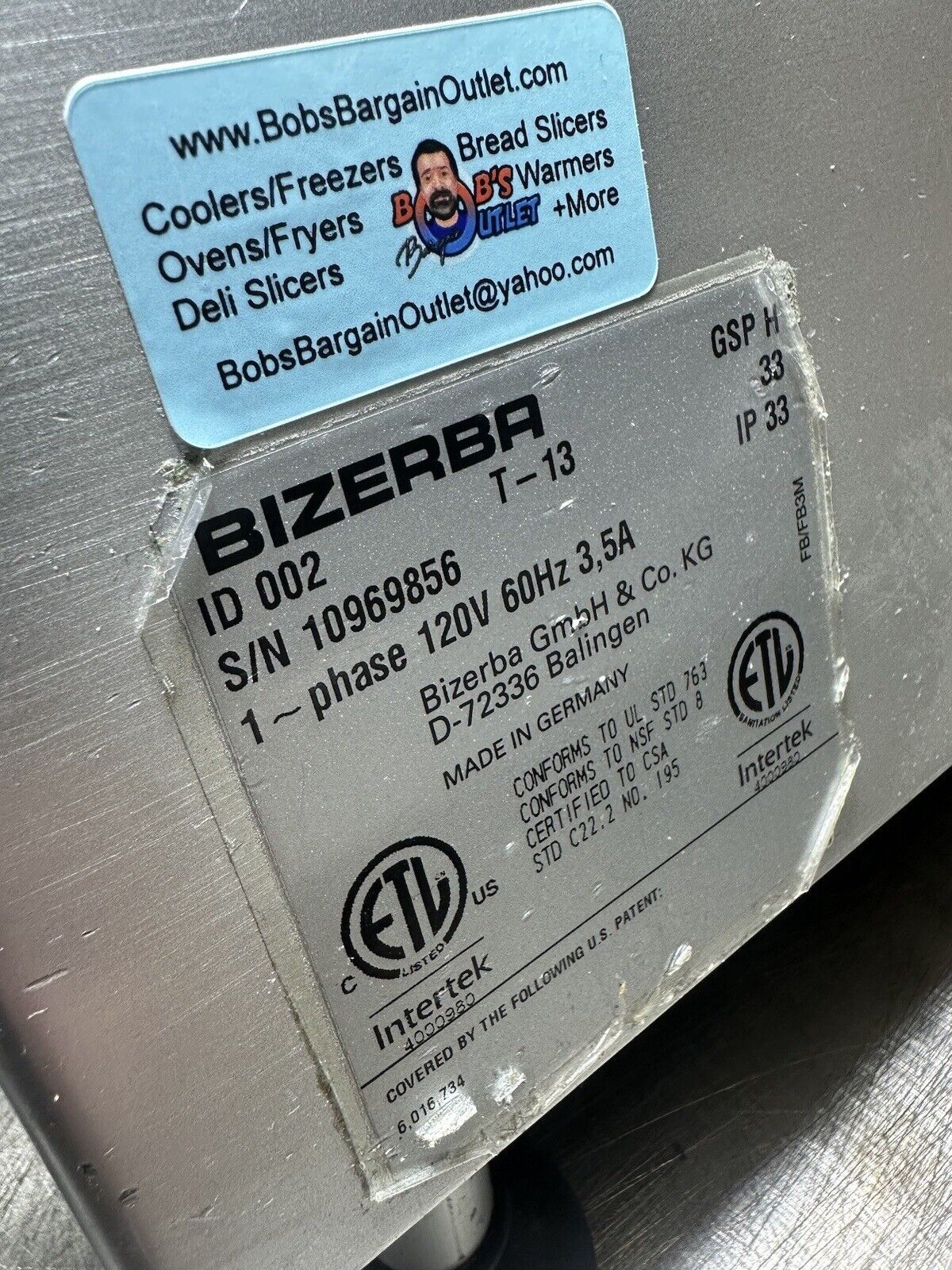 Bizerba Meat & Cheese Slicer-Commercial Slicer-GSP H Runs Great- See Video