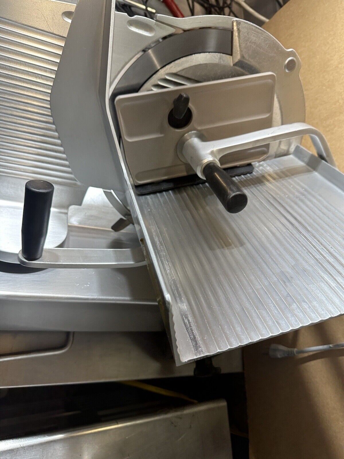 Bizerba SE 12 Commercial Meat Cheese Deli Slicer Tested Works Good-SEE VIDEO