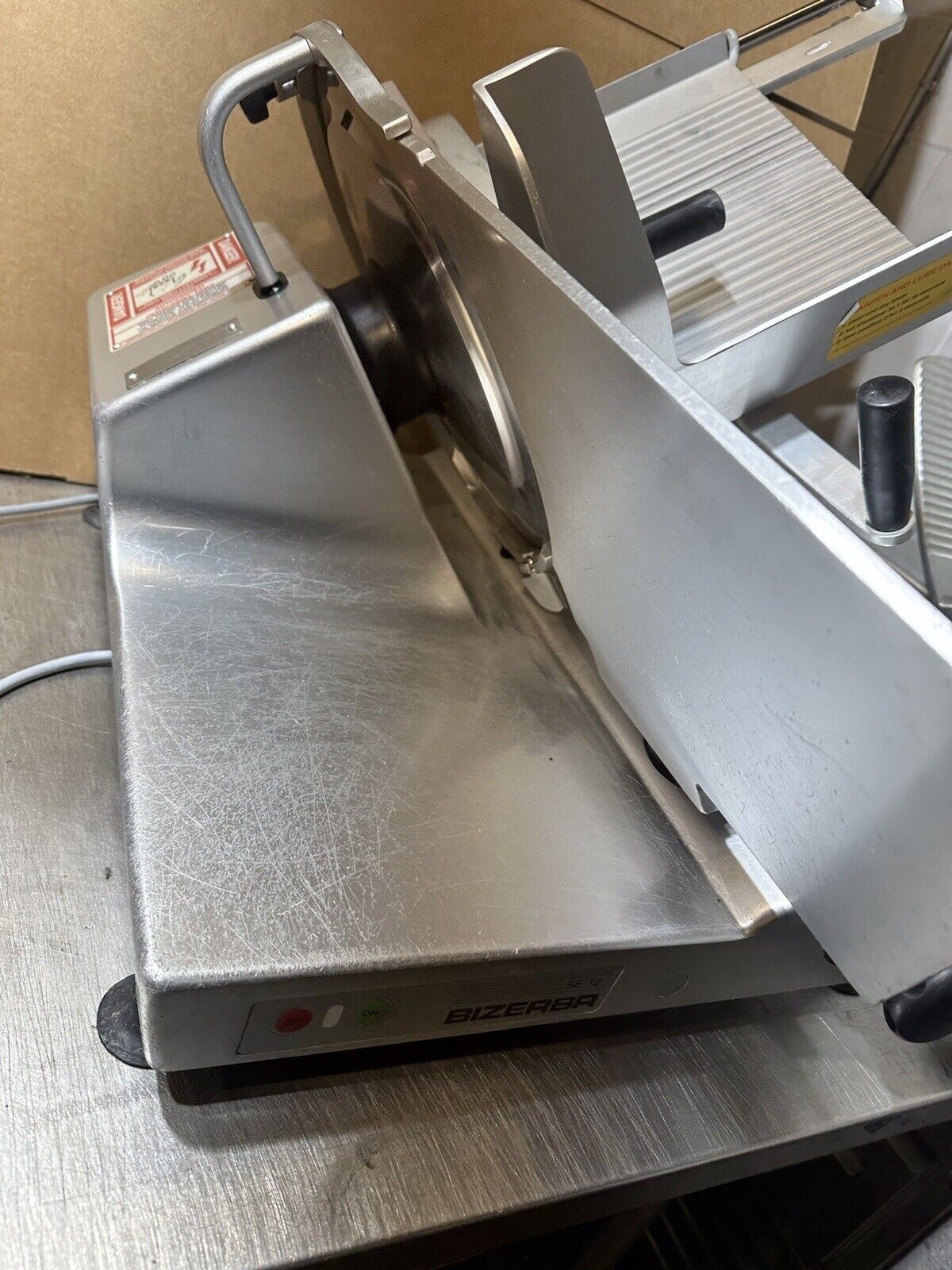 Bizerba SE 12 Commercial Meat Cheese Deli Slicer Tested Works Good-SEE VIDEO