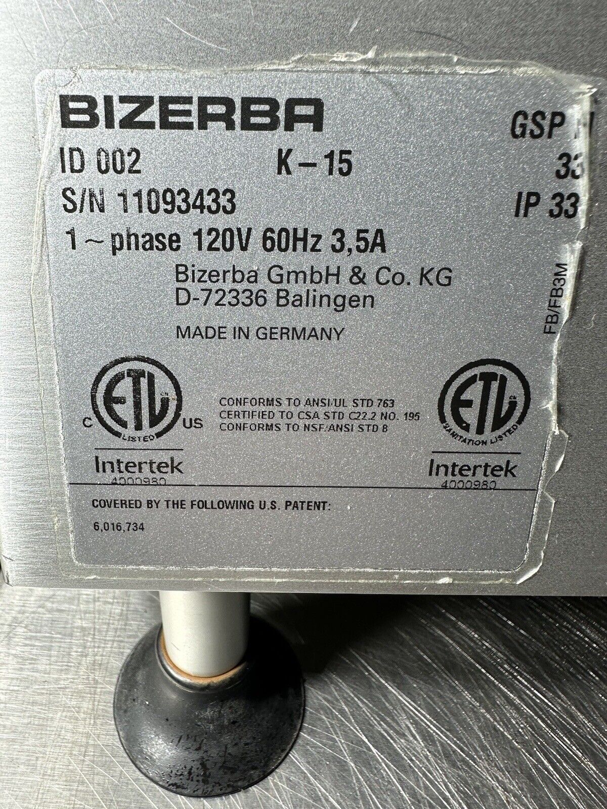 Bizerba Meat & Cheese Slicer-Commercial Slicer-GSP H Runs Great- See Video